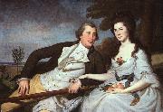 Charles Wilson Peale Benjamin and Eleanor Ridgely Laming oil painting